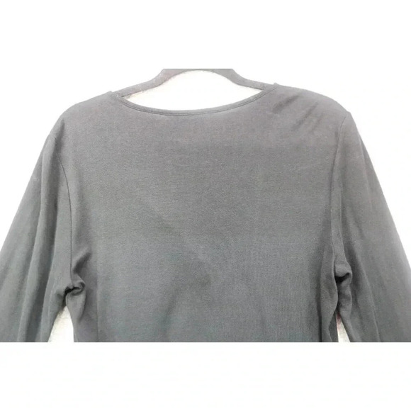 Lauren Ralph Lauren Long Sleeve Stretch Top-Size Large - Picture 6 of 6